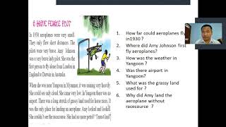 Grade 6  English Unit 2 Reading Comprehension