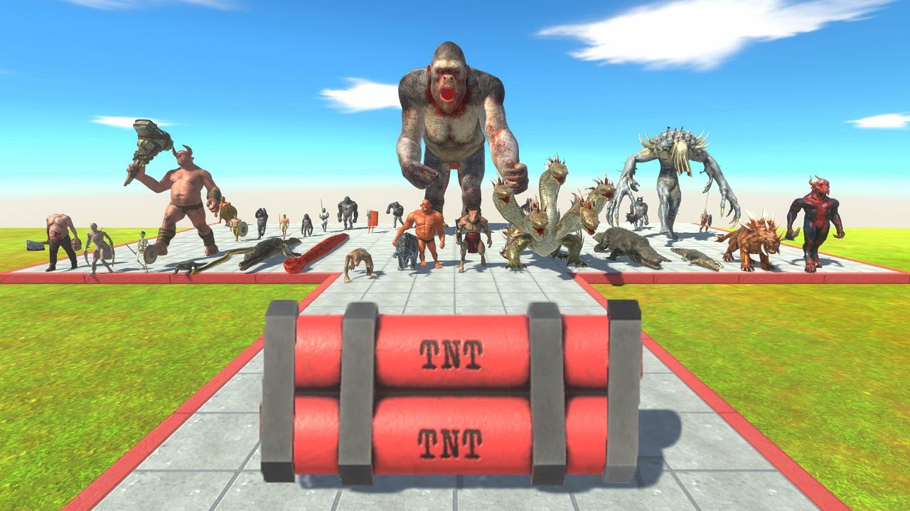 WHO IS MOST RESISTANT TO TNT - ( Animal Revolt Battle Simulator )