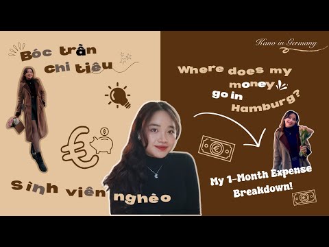 Học cách mình chi tiêu hợp lí khi sống ở thành phố đắt đỏ thứ hai nước Đức 💰| Du học Đức (Engsub)
