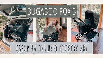 ОБЗОР•Ну как же она прекрасна❤️‍🔥BUGABOO FOX 5•Коляска два в одном•Обзор от мамы ЧЕТВЕРЫХ