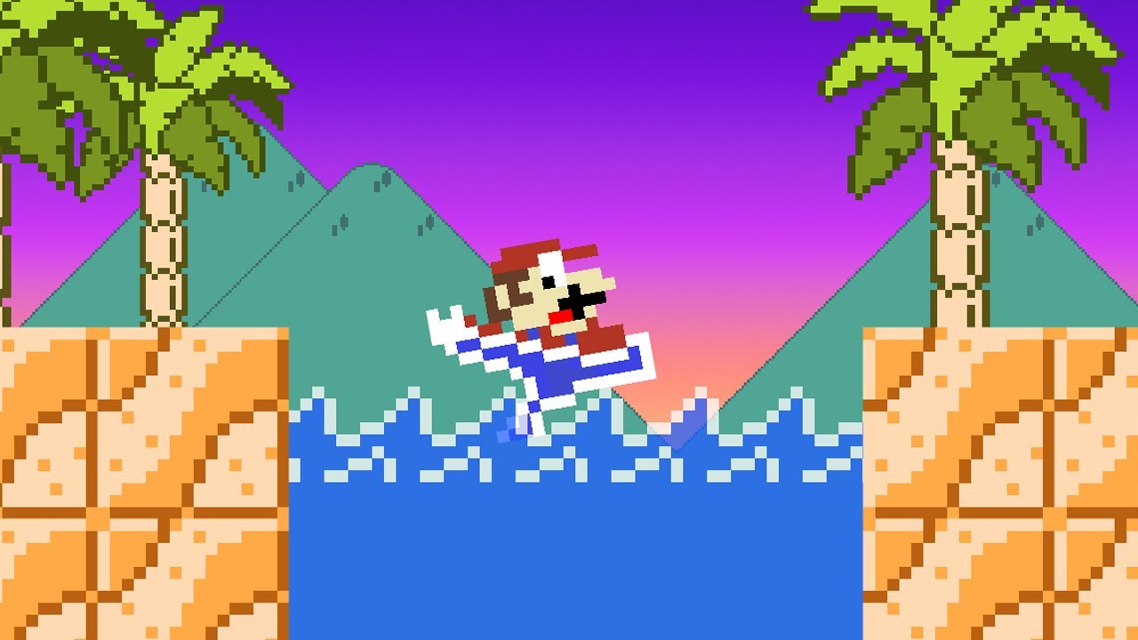 Mario Can't Touch the Color BLUE!