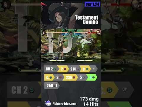 Testament CH 2s conversion #ggst #ggst_te #guiltygear #strive #fgc #combos #fightinggames