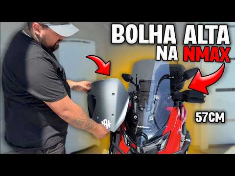 COLOQUEI BOLHA ALTA NA NMAX 2025 - HORRIVEL?