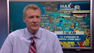 Surprised by TS Emily? Storm Team 8 Chief Meteorologist Steve Jerve describes how storm formed Profile