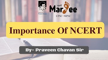 Importance Of NCERT. by - Praveen Chavan Sir.