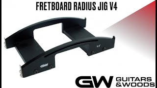 How to radius a fretboard without a CNC machine - GW Fretboard Radius Jig V4