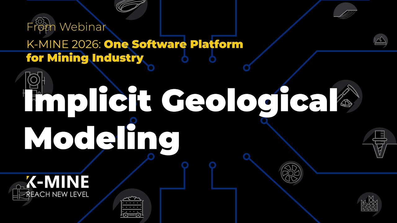 Implicit Geological Modeling in K-MINE - YouTube