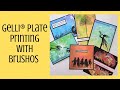 Gelli® Plate Printing with Brushos