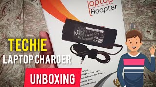 best laptop charger value for money 2026/ techie laptop charger unboxing Kannada #techie #unboxing 