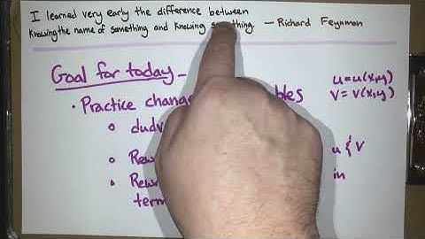 Practice with change of variables (=Jacobian) (Calc 3; Lecture 3-8; Fall 25)