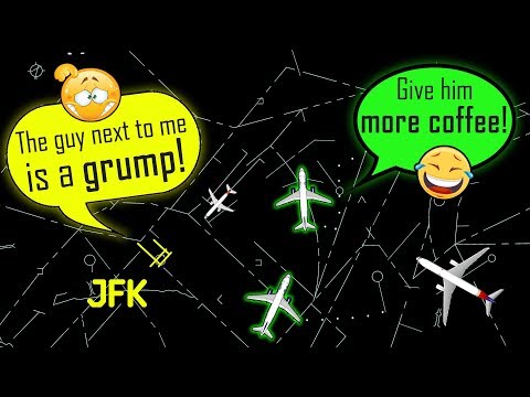 [FUNNY ATC] کنترل‌کننده‌های JFK نیویورک در صبح زود همه یک کمدی هستند! =D