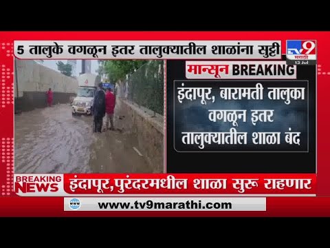 Pune School Closed | पुणे जिल्ह्यातील काही तालुक्यातील 12 वीपर्यतच्या शाळा बंद-tv9