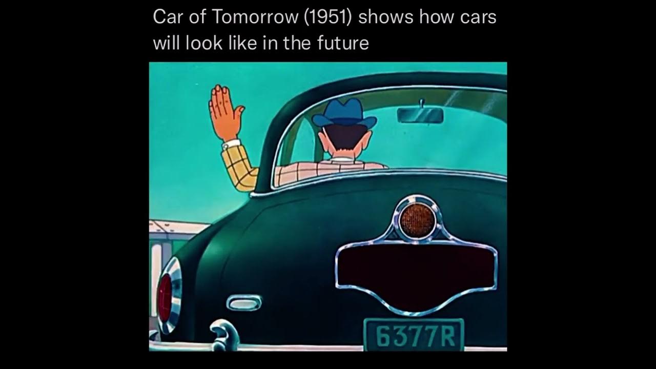Humorous Look At The Cars Of The Future From 1951 Animation cars humorous-look-at-the-cars-of-the-future-from-1951-animation-cars
