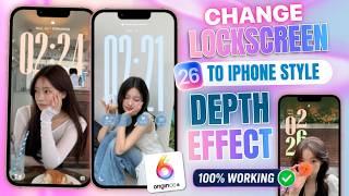 Change Lock Screen to iPhone iOS Depth Effect on Origin OS 6 Android screenshot 2