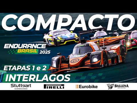 ENDURANCE BRASIL 2025 : COMPACTO das Etapas 1 e 2 em Interlagos. Os Carros Mais Rápidos do Brasil!