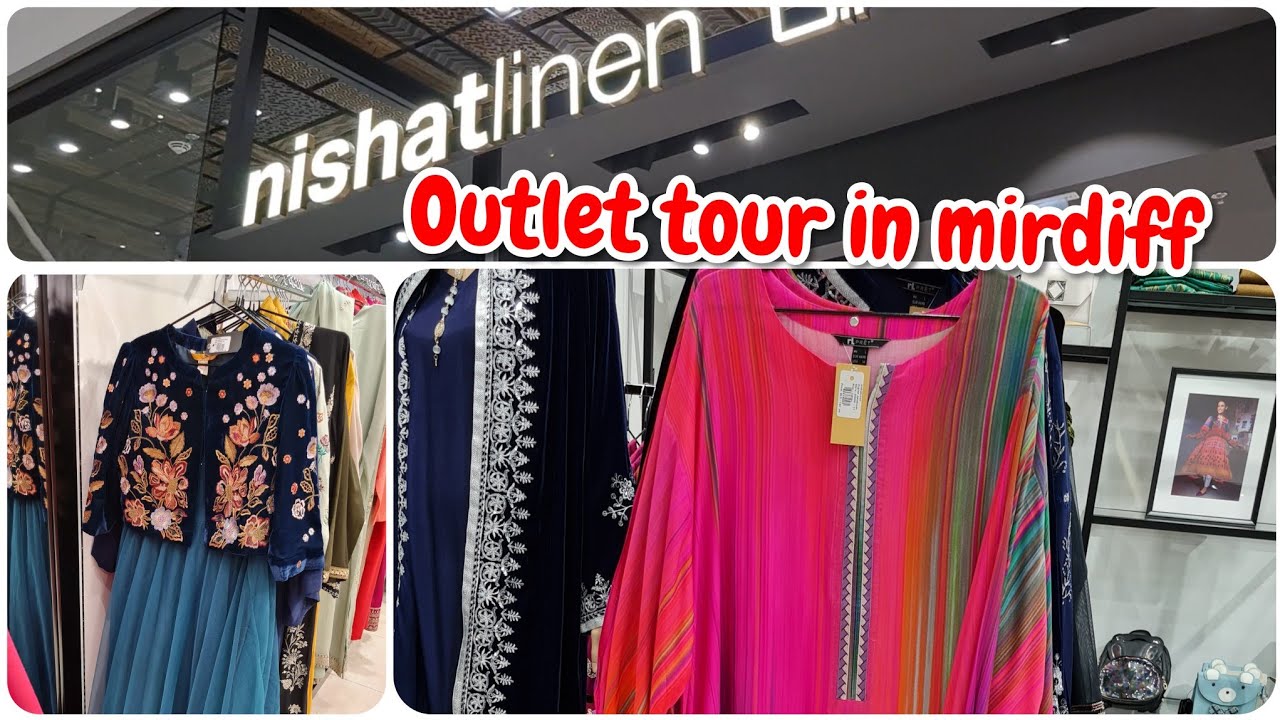 Nishat linen stiched Pakistani dresses Nishat outlet visit with prices