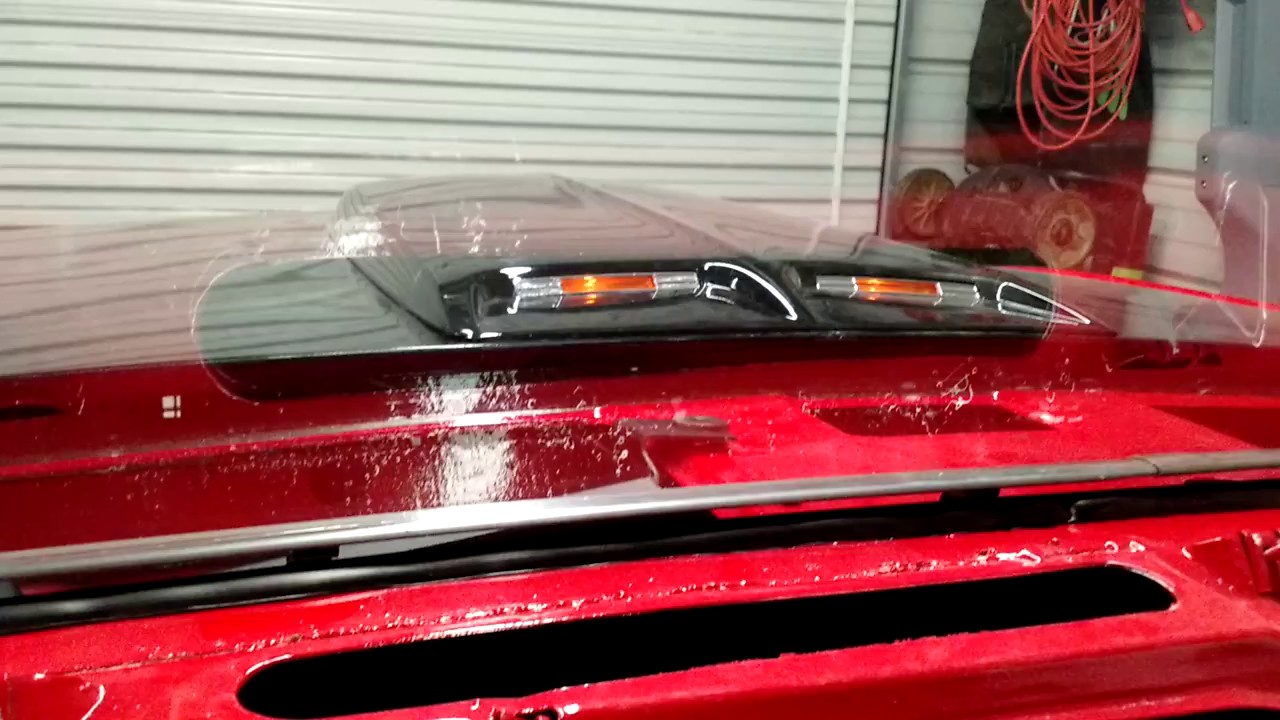 1969 Mustang Incandescent hood scoop lights YouTube
