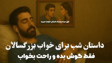🌙فقط گوش بده/ داستان شنیدنی برای شب | قصه‌ای آرامش‌بخش برای خواب راحت✨