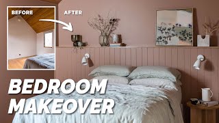 24hr Bedroom Makeover! DIY Room Transformation in our New Home! Renovation & Room Tour