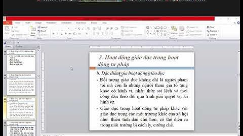 TÂM LÝ HỌC TƯ PHÁP - Bài 3 [Đặc điểm tâm lý của hoạt động điều tra] 2021 11 24