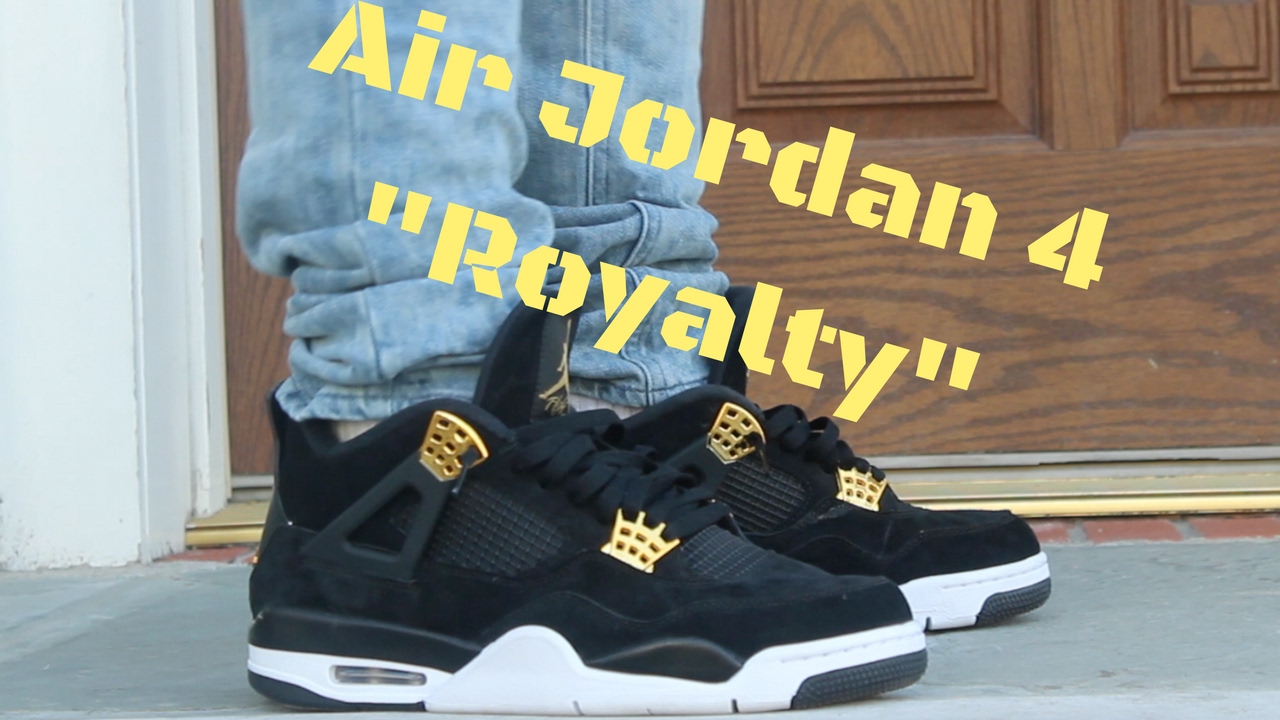 air jordan 4 royalty on feet