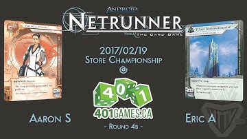 Android: Netrunner - 2017/2/19 Store Champs - R4b Valencia vs. Titan