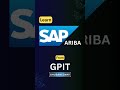 🚀 Master SAP Ariba | Procurement &amp; Supply Chain Course | Join GPIT Today! #sapcourse #youtubeshorts