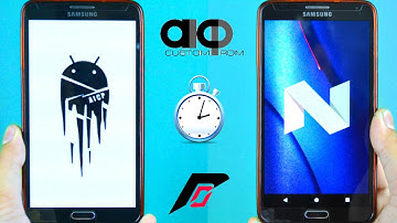 Aicp 12.1 vs Resurrection Rom 5.8.5 (Android 7.1.2 Nougat) (Note 3 N900)