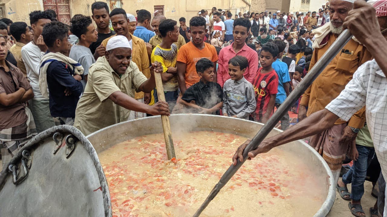 هكذا احتفل أهالي مدينة  تريم في مدخل السنة الهجرية الجديدة 1445ه‍