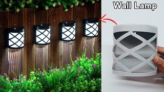 How To Make House Interior Home Decoration | Wall Light | Wall Lamp Decoration Idea