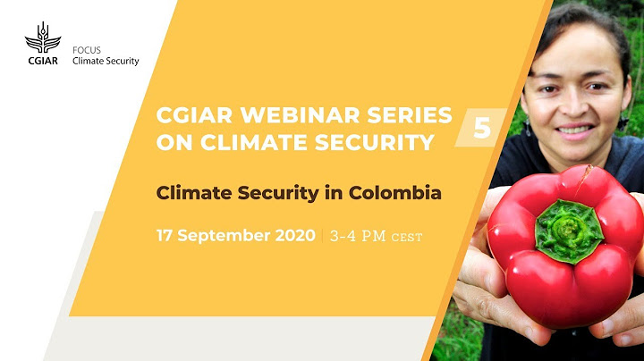 Climate Security in Colombia