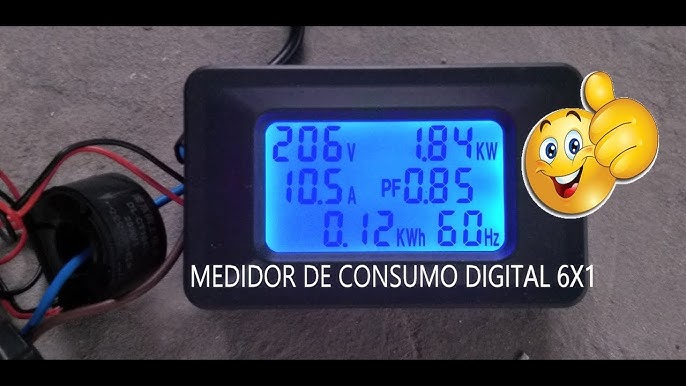 Medir el Consumo en el Cuadro Eléctrico. Bajar la Factura de la Luz. Medidor  D52-2047. 154 