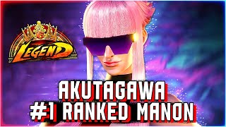 Akutagawa - あくたがわ (#1 Ranked Manon) high level gameplay ▰ Street Fighter 6 SF6