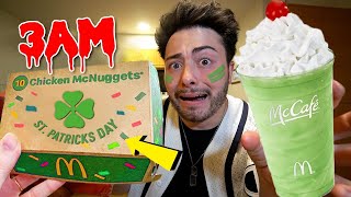 DO NOT DRINK SHAMROCK SHAKE FROM MCDONALD&#39;S AT 3 AM!! (SCARY)
