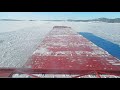 FROZEN BALTIC SEA/ SHIP THROUGH ICE