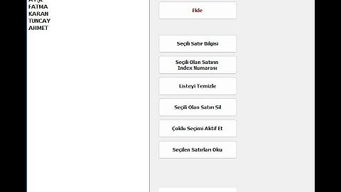 C# | Csharp ListBox Kullanımı | #listbox  | #Csharp Listbox Temel Özellikleri
