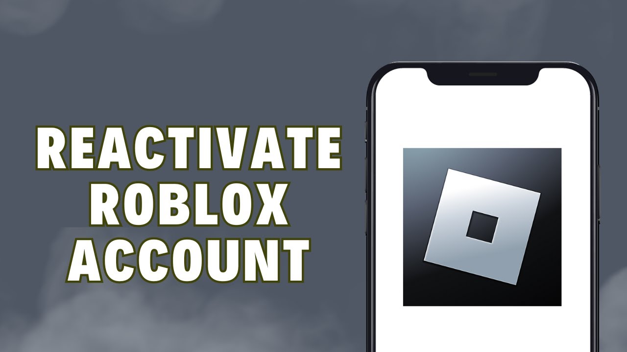 How To Reactivate Your Roblox Account Reactivate Roblox Account Youtube