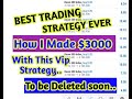 How i made $3,000 Trading with this strategy || Best VIP Strategy for Boom and crash  (99% wins)