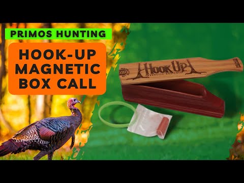 Primos Hook Up Magnetic Box Turkey Hunting Call w/Gobble Band 259 