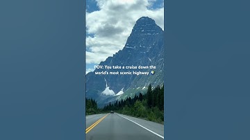 The Icefield Parkway - The worlds most scenic highway connecting #Banff and #Jasper National Park