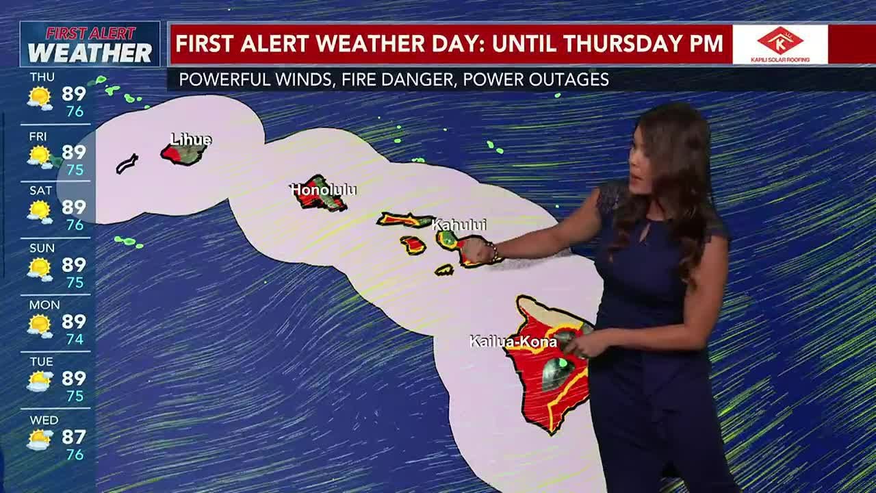 HNN issues First Alert Weather Day for Thursday as red flag warning ...