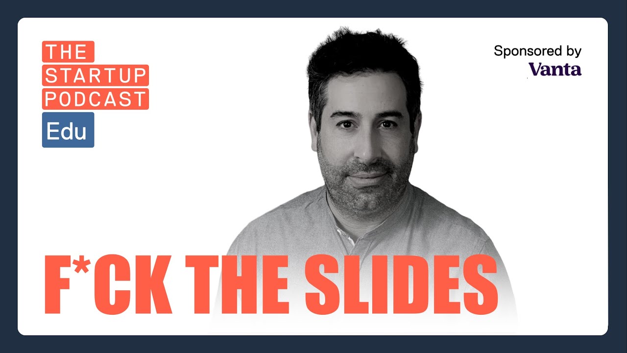 Nir Zavaro Says "F*CK THE SLIDES" - Producing The Perfect Pitch