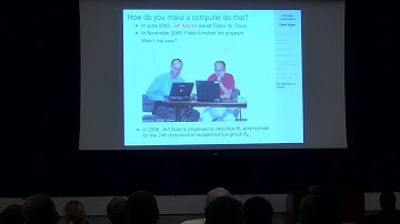 John U. Free Seminar Series 2014 - Dr. David Vogan, MIT