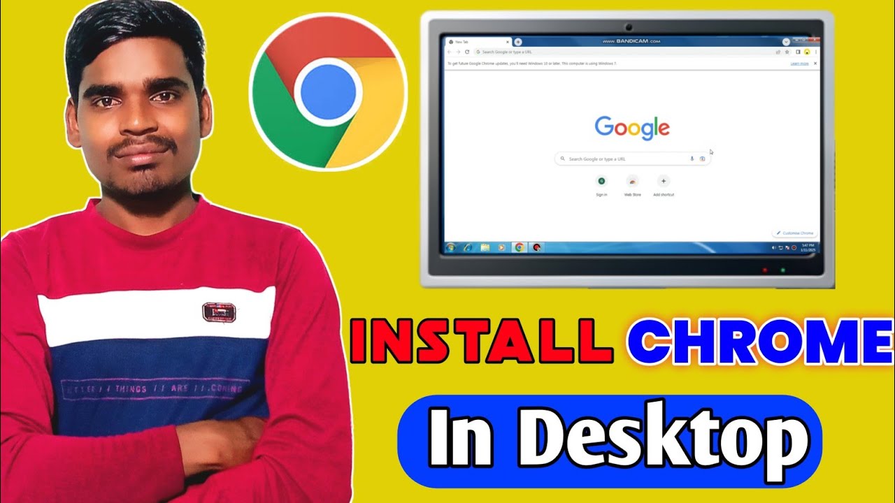 How to install chrome browser in windows 7| how to install chrome browser in desktop| install chrome