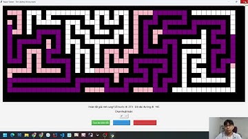 Áp dụng các thuật toán tìm đường đi để giải quyết bài toán tìm đường đi trong mê cung