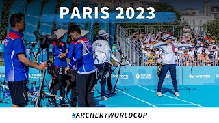 Korea v Chinese Taipei - recurve women team gold | Paris 2023 World Cup S4