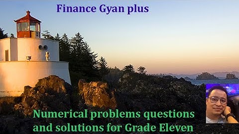 Mutual fund numerical problem