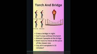 18.1 Torch and Bridge #puzzles #riddle #interview #softwareengineer #manager #hrround #coding #cse