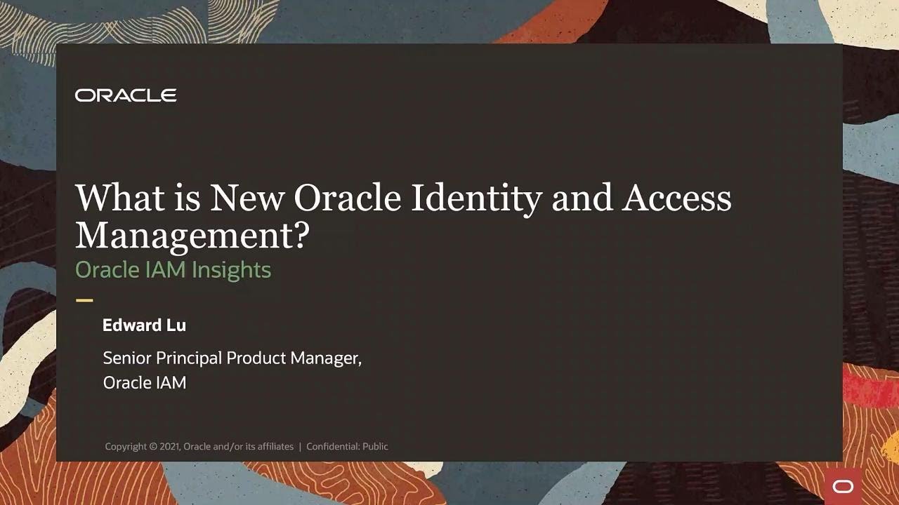 What is New Oracle Identity and Access Management - YouTube