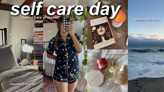 SELF CARE DAY: treating myself, romanticizing life, sephora haul, pamper routine & beach day!